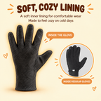 Rechargeable Waterproof Heated Winter Gloves