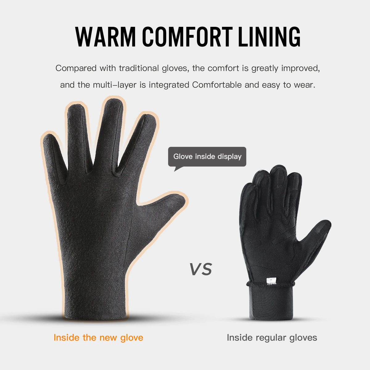 Rechargeable Waterproof Heated Winter Gloves