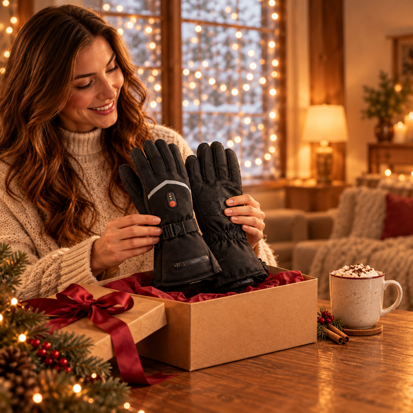 Rechargeable Waterproof Heated Winter Gloves